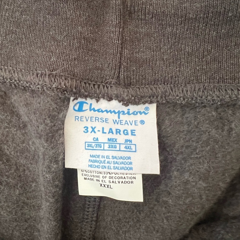 Champion Grey Jogger Sweatpants with Logo - Picture 4 of 4